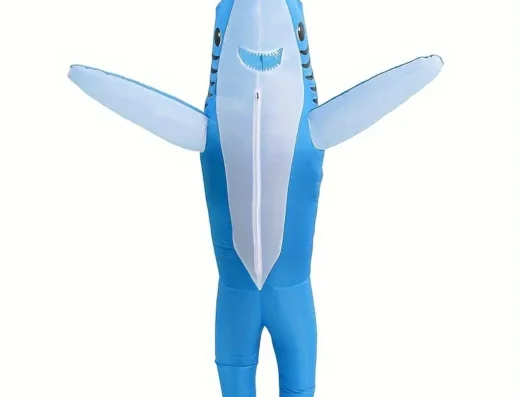 Disfraz inflable de tiburón para adulto