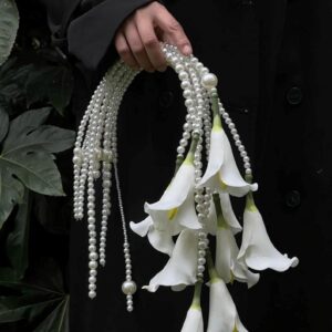 ramo de novia de perlas